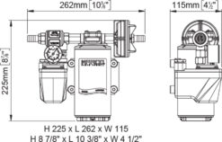 Marco DP12 deck washing pump kit drawing