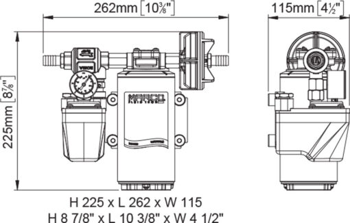 Marco DP12 deck washing pump kit drawing