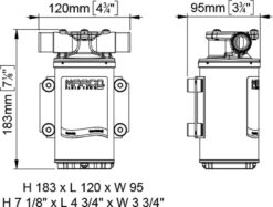 Marco UP1-B pump drawing