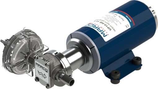 PWM-Ready Marco UP10-HD Heavy duty pump with flange, 7 bar, 4.8 gpm - 18 l/min (24 Volt)