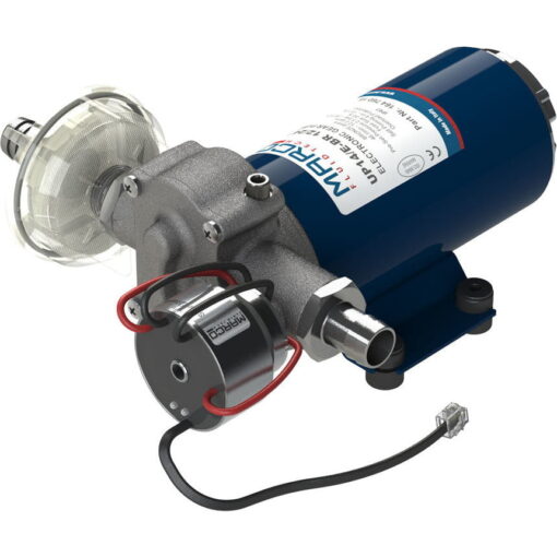 Marco UP14/E-BR 12/24V bronze gear pump with electronic pressure sensor 12.2 gpm - 46 l/min 3