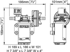 Marco UP3/E pump drawing