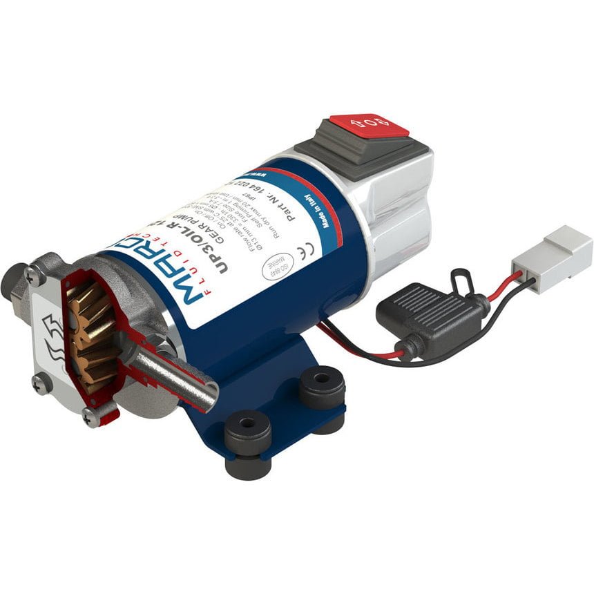 Marco UP3/OIL-R Reversible pump lubricating oil + integr.on/off switch (12  Volt) | Marco Pumps Shop