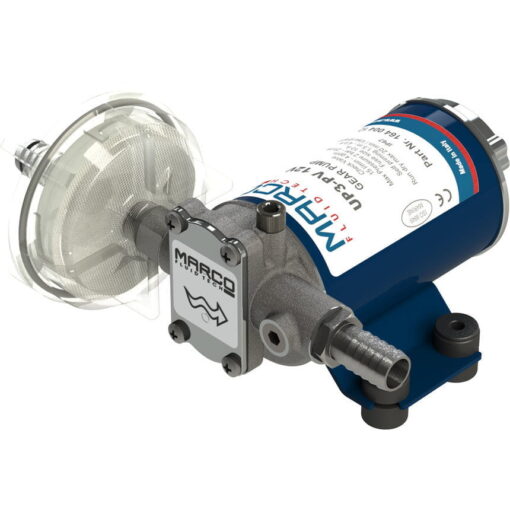 Marco UP3-PV PTFE Gear pump with check valve 4 gpm - 15 l/min (24 Volt) 3