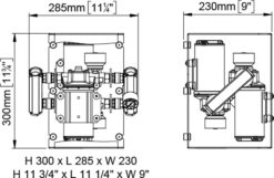 Marco UP6/E-DX pump drawing