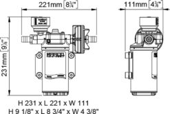 Marco UP6/E pump drawing