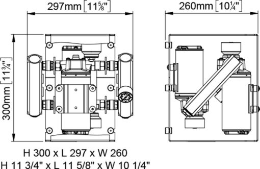 Marco UP66/E-DX pump drawing