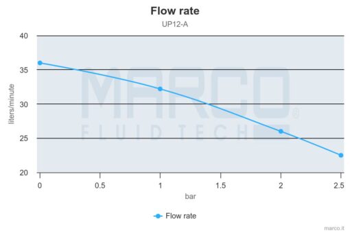 Marco UP12/A Water pressure system with pressure switch 9.5 gpm - 36 l/min (24 Volt) 2