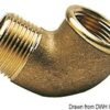 90° brass elbow male/female 2“ 2