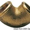 Brass elbow female/female 1“ x 1/4“ 1
