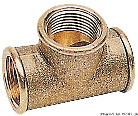 Brass T joint 3“ 3
